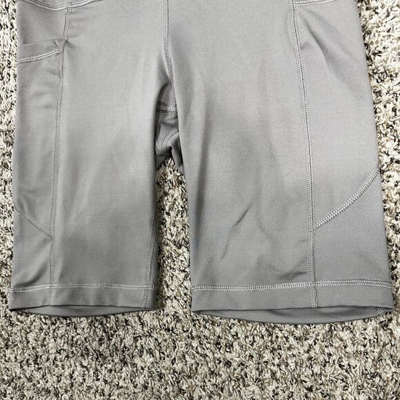 Velocity Sculpt And Flow Grace 9” Short Women’s Sz S Biker Shorts Grey Pockets - Picture 5 of 11